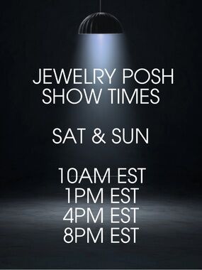Jewelry Posh Show Days & Times